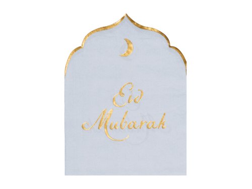 Eid Mubarak Napkins, 16x13.5 cm (1 pkt / 12 pc.) Eid Mubarak Napkins, 16x13.5 cm (1 pkt / 12 pc.)