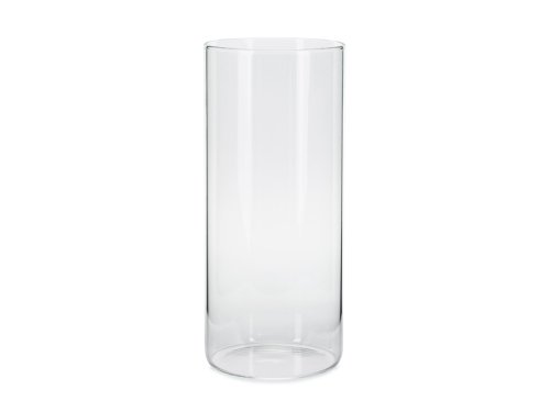 Glass tube for candles, 10x23cm Glass tube for candles, 10x23cm