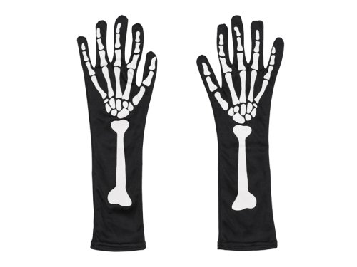 Glow in the Dark Gloves, black, size S/M Glow in the Dark Gloves, black, size S/M