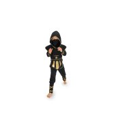 Ninja costume, for a child, black, size 116-128