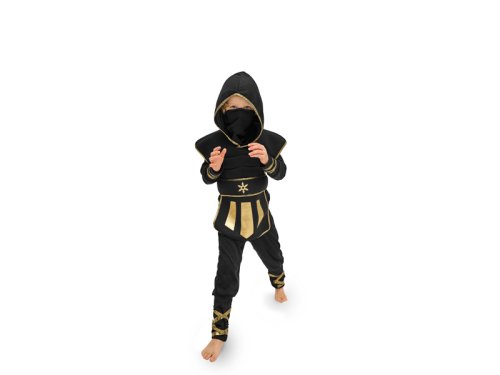 Ninja costume, for a child, black, size 116-128