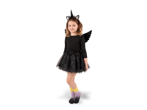 Unicorn Costume, black, size 116-128
