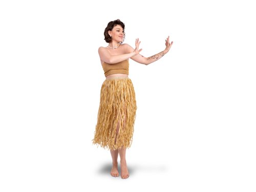Raffia Skirt, Adult Size, Straw Color Raffia Skirt, Adult Size, Straw Color