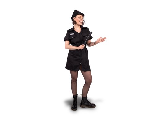 Police Woman Costume, navy, size M