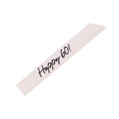 Happy 60 Sash, cream, 76 cm