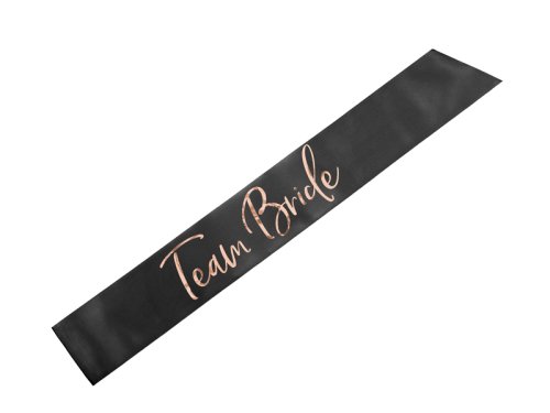 Team Bride sash, black, 75 cm Team Bride sash, black, 75 cm