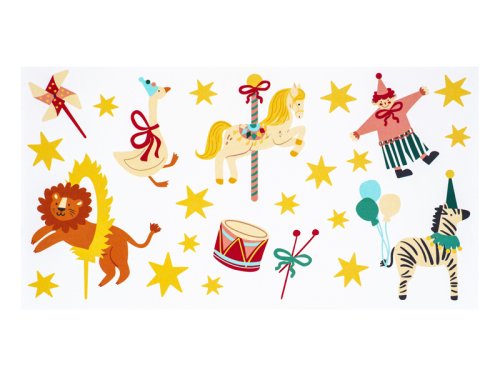 Circus Tattoos, mix (1 pkt / 24 pc.) Circus Tattoos, mix (1 pkt / 24 pc.)