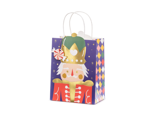 Gift bag Nutcracker, mix, 18x25x10.5cm Gift bag Nutcracker, mix, 18x25x10.5cm