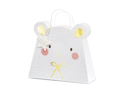 Gift bag Polar bear, mix, 31.5x27x10cm Gift bag Polar bear, mix, 31.5x27x10cm