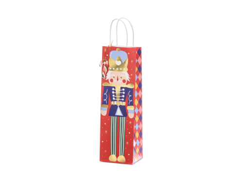 Gift bag Nutcracker, mix, 11x36x10cm Gift bag Nutcracker, mix, 11x36x10cm