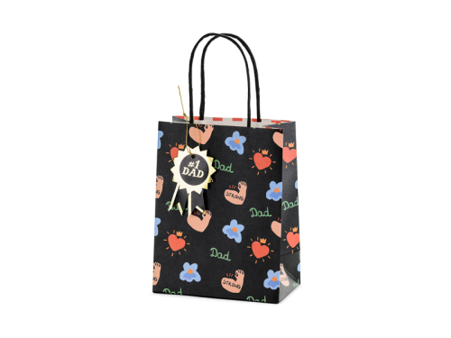 Gift bag #1 Dad, mix, 8x14x18 cm