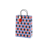 Gift bag Rhombuses, mix, 10x24x32 cm