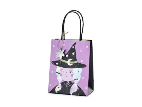 Gift bag Witch, mix, 8x14x18 cm Gift bag Witch, mix, 8x14x18 cm