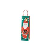 Gift bag Santa, 11x36x10 cm, mix