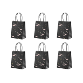 Gift bag Bats, black, 14x18x8cm