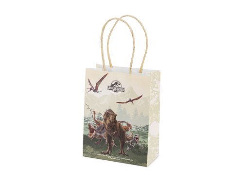 Paper gift bags Jurassic World, 12x15.5x6 cm, mix (1 pkt / 6 pc.) Paper gift bags Jurassic World, 12x15.5x6 cm, mix (1 pkt / 6 pc.)