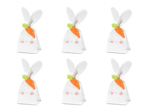 Treat bags Rabbit, mix, 7.5x9x22.5 cm (1 pkt / 6 pc.) Treat bags Rabbit, mix, 7.5x9x22.5 cm (1 pkt / 6 pc.)
