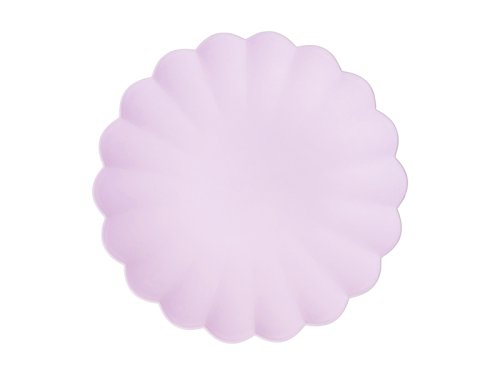 Plastic plates Frill, 22 x 22 cm, violet (1 pkt / 4 pc.)