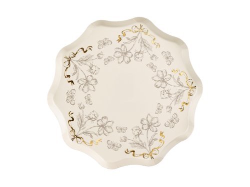Plates Flowers, 20 cm, mix (1 pkt / 6 pc.) Plates Flowers, 20 cm, mix (1 pkt / 6 pc.)