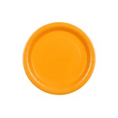 Paper Plates, light orange, 23 cm (1 pkt / 6 pc.)