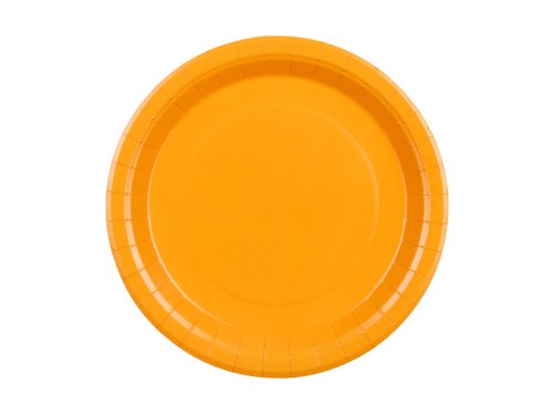 Paper Plates, light orange, 23 cm (1 pkt / 6 pc.) Paper Plates, light orange, 23 cm (1 pkt / 6 pc.)