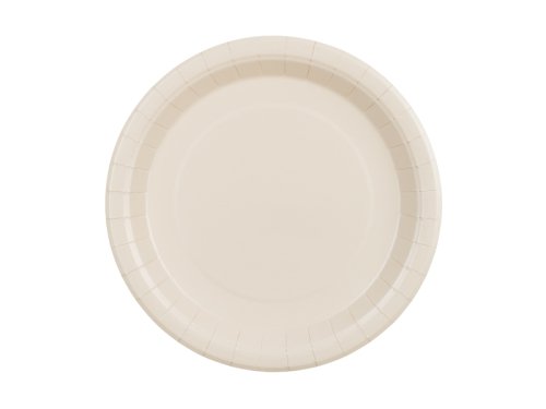 Paper Plates, beige, 23 cm (1 pkt / 6 pc.) Paper Plates, beige, 23 cm (1 pkt / 6 pc.)