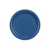 Paper Plates, dark blue, 23 cm (1 pkt / 6 pc.)