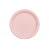 Paper Plates, light pink, 23 cm (1 pkt / 6 pc.)