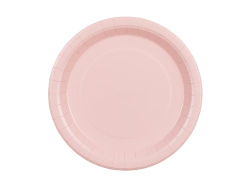 Paper Plates, light pink, 23 cm (1 pkt / 6 pc.) Paper Plates, light pink, 23 cm (1 pkt / 6 pc.)