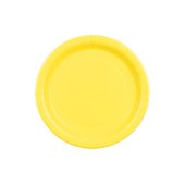 Paper Plates, yellow, 23 cm (1 pkt / 6 pc.)