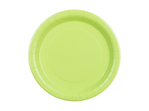 Paper Plates, light green, 23 cm (1 pkt / 6 pc.)
