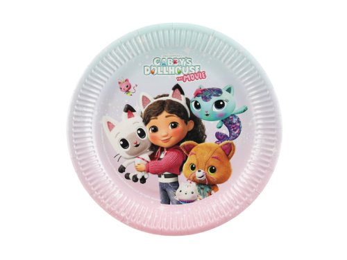 Paper plates Gabby's Dollhouse, mix, 23 cm (1 pkt / 6 pc.) Paper plates Gabby's Dollhouse, mix, 23 cm (1 pkt / 6 pc.)
