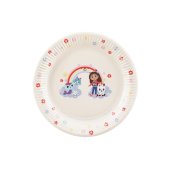Paper plates Gabby's Dollhouse, mix, 23 cm (1 pkt / 6 pc.)