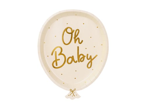 Plates Oh baby, mix, 17.5x22 cm (1 pkt / 20 pc.) Plates Oh baby, mix, 17.5x22 cm (1 pkt / 20 pc.)