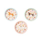 Plates Horses, 18 cm, mix (1 pkt / 6 pc.)