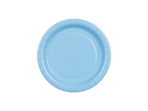 Paper Plates, light blue, 18 cm (1 pkt / 6 pc.) Paper Plates, light blue, 18 cm (1 pkt / 6 pc.)
