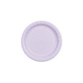 Paper Plates, lavender, 18 cm (1 pkt / 6 pc.)