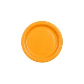 Paper Plates, light orange, 18 cm (1 pkt / 6 pc.)