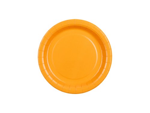 Paper Plates, light orange, 18 cm (1 pkt / 6 pc.) Paper Plates, light orange, 18 cm (1 pkt / 6 pc.)