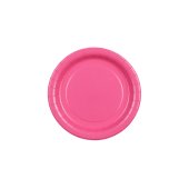 Paper Plates, dark pink, 18 cm (1 pkt / 6 pc.)
