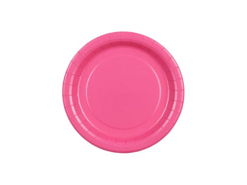 Paper Plates, dark pink, 18 cm (1 pkt / 6 pc.) Paper Plates, dark pink, 18 cm (1 pkt / 6 pc.)