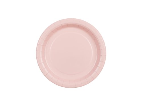 Paper Plates, light pink, 18 cm (1 pkt / 6 pc.) Paper Plates, light pink, 18 cm (1 pkt / 6 pc.)