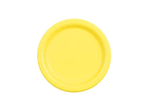 Paper Plates, yellow, 18 cm (1 pkt / 6 pc.) Paper Plates, yellow, 18 cm (1 pkt / 6 pc.)
