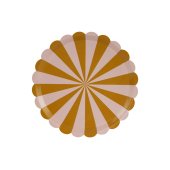 Plates Stripes, Mix, 21 cm (1 pkt / 6 pc.)