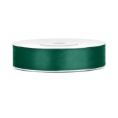 Satin Ribbon, bottle green, 12mm/25m (1 pc. / 25 lm)