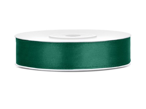 Satin Ribbon, bottle green, 12mm/25m (1 pc. / 25 lm)