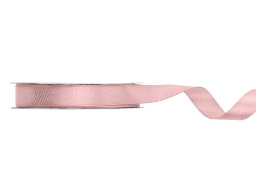 Satin Ribbon, light dusty rose, 12mm/25m
