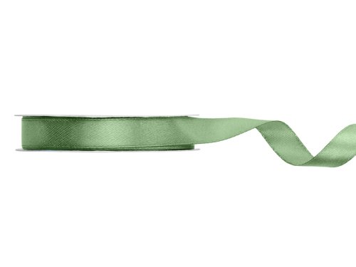 Satin Ribbon, sage, 12mm/25m