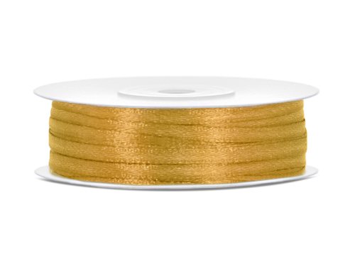 Satin Ribbon, rusty, 3mm/50m Satin Ribbon, rusty, 3mm/50m