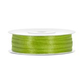 Satin Ribbon, green apple, 3mm/50m